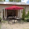 Flash Furniture Montego 9 FT Round Umbrella with 32 Solar LED Lights and Crank and Tilt Functionality in Red GM-WL-U22002B-RED-GG - alternate 1
